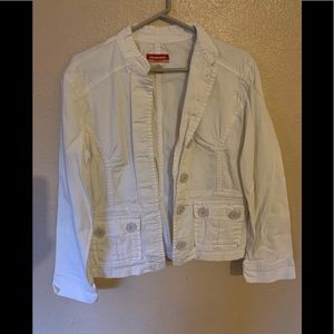 White Button-Up Jacket